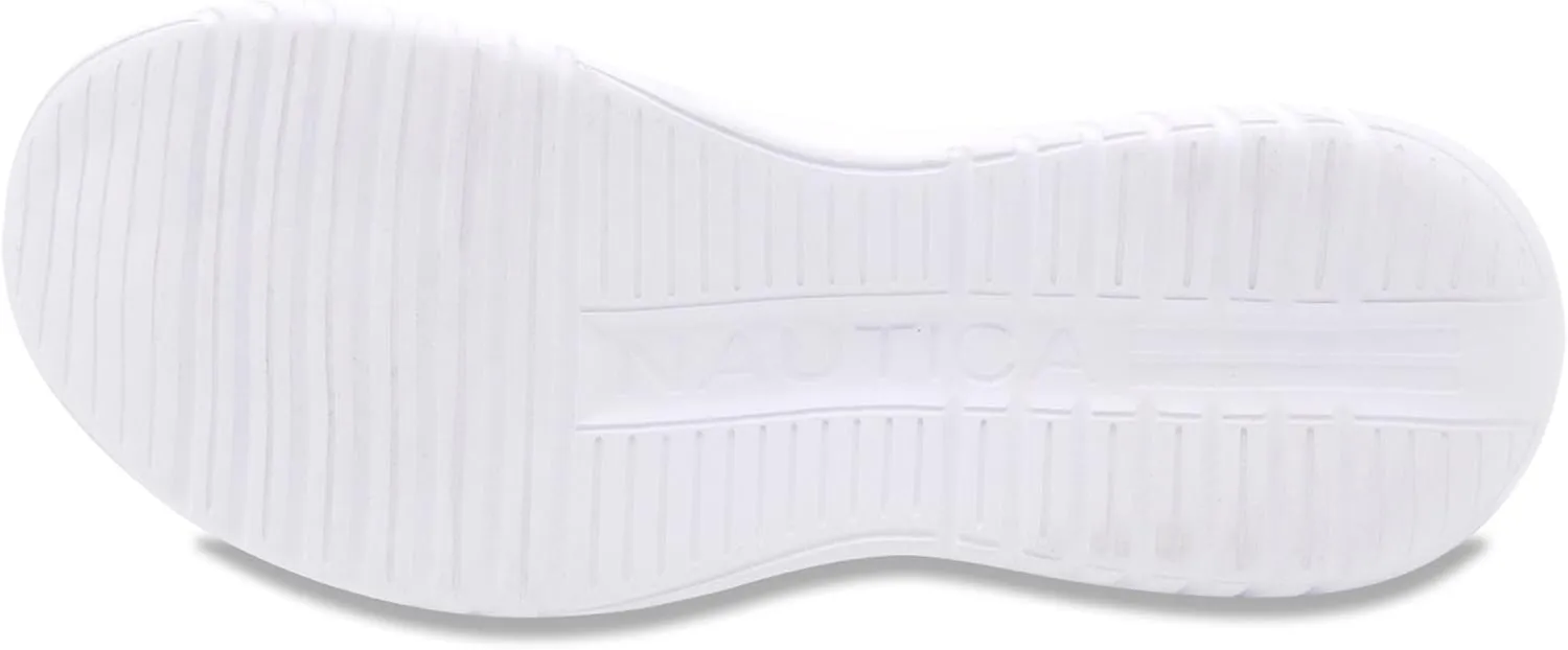 Nautica Youth Girls Slip-On Athletic Sneakers - Stylish Running and Tennis Shoes for Little and Big Kids