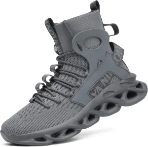 Nihaoya Mens Tennis Shoes Breathable Athletic Sneakers Lightweight Sport Shoes for Workout Walking