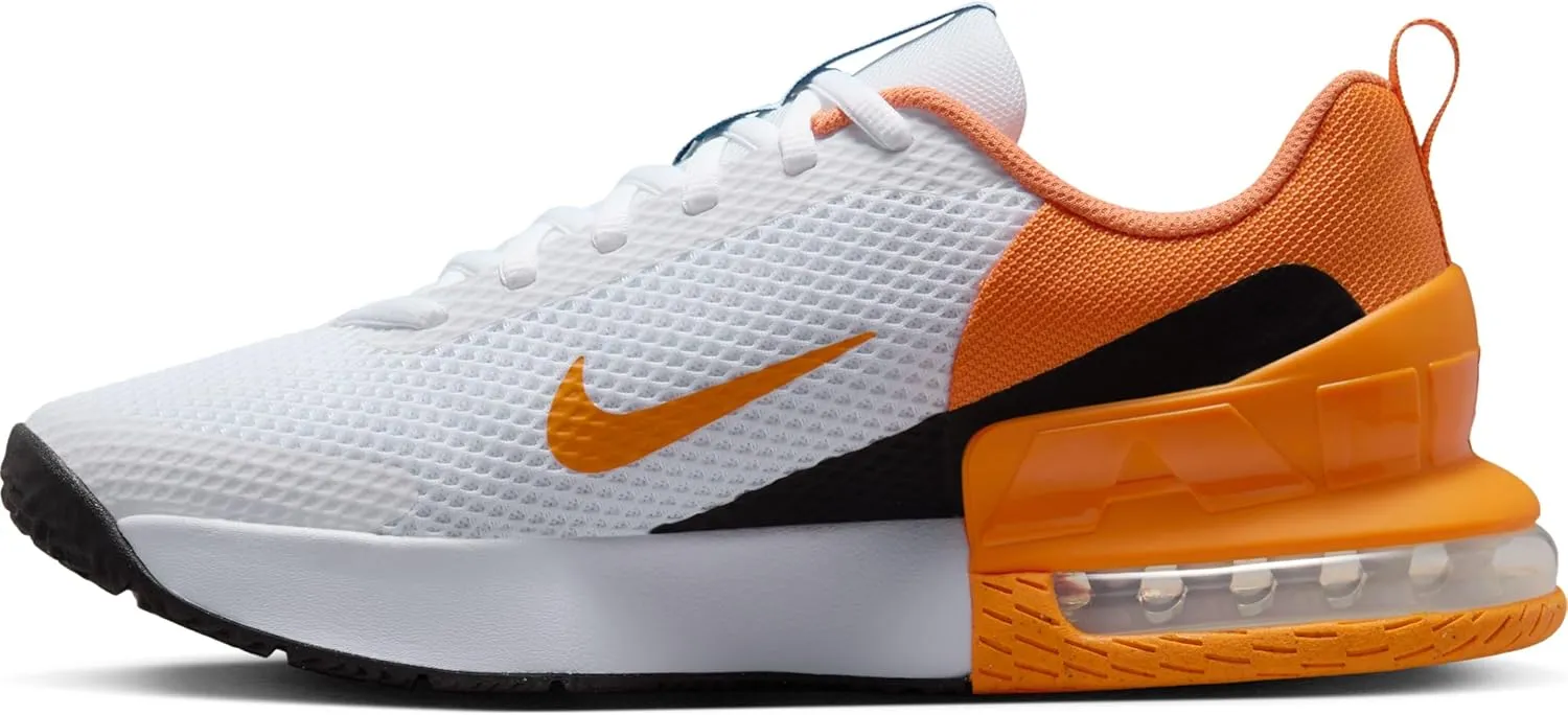 Nike Air Max Alpha Trainer 6 Men's Workout Shoes (FQ1833-101, White/Hot Curry/Black/Light Curry)