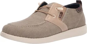 Nunn Bush Men's Brewski Moc Toe Slip-on Canvas Knit Loafer with Elastic Bungee
