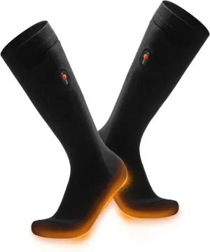 ORORO [Upgraded] Heated Socks for Men Women, Rechargeable Electric Socks for Cold Feet (Charger Not Included)