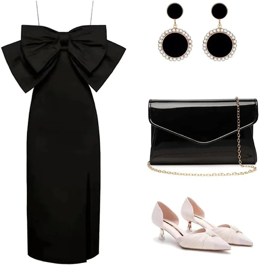 Patent Leather Envelope Clutch Womens Evening Handbag Stylish Crossbody Shoulder Bag Purse for Christmas Wedding Party Prom