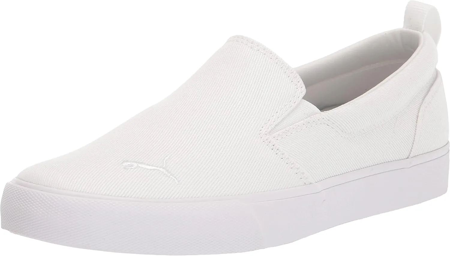 PUMA Bari Slip-On Women's Slip On 7 B(M) US White-Silver