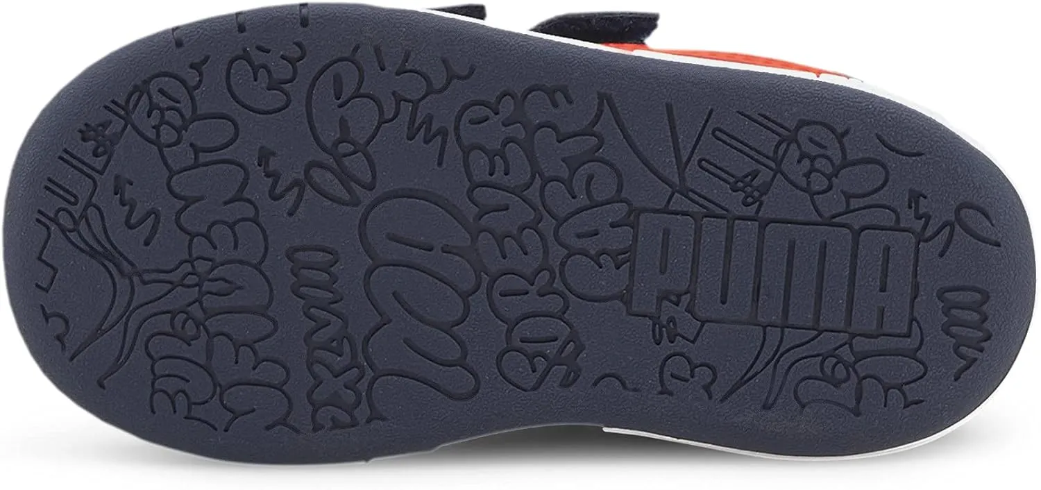 PUMA Unisex-Child Multiflex Hook and Loop Sneaker, 27.5 EU