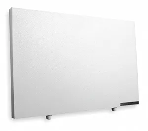 QMARK 22" x 1" x 15" Radiant Electric Flat Panel Heater, White, 120VAC