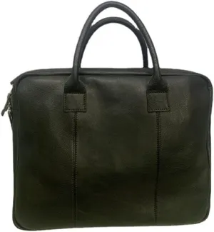 Retro Men's Handbag Briefcase Shoulder Crossbody Backpack Cowhide Multi Compartment Business Computer Bag