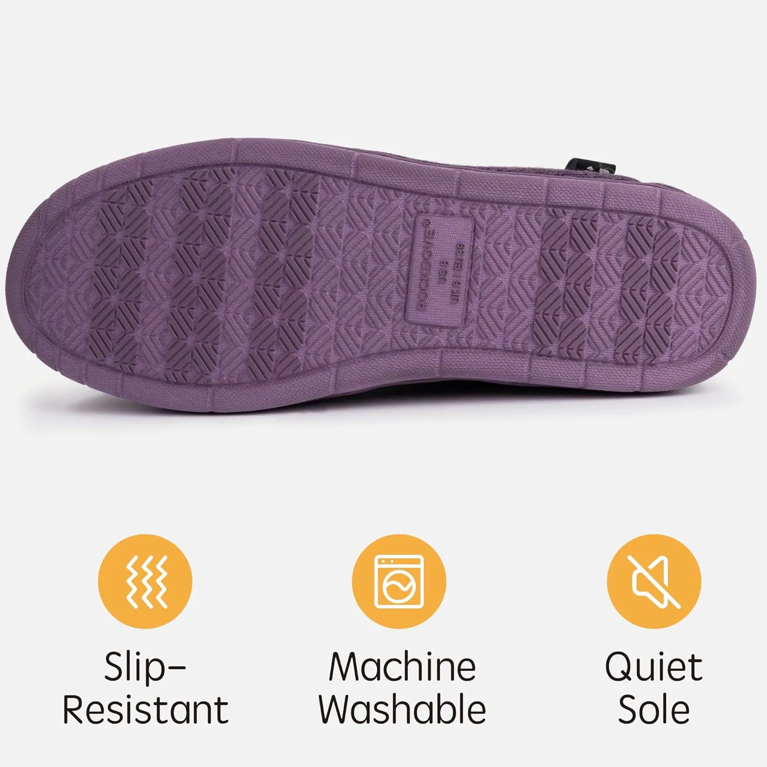 RockDove Women's Two-Tone Hoodback Slipper with Removable Insole