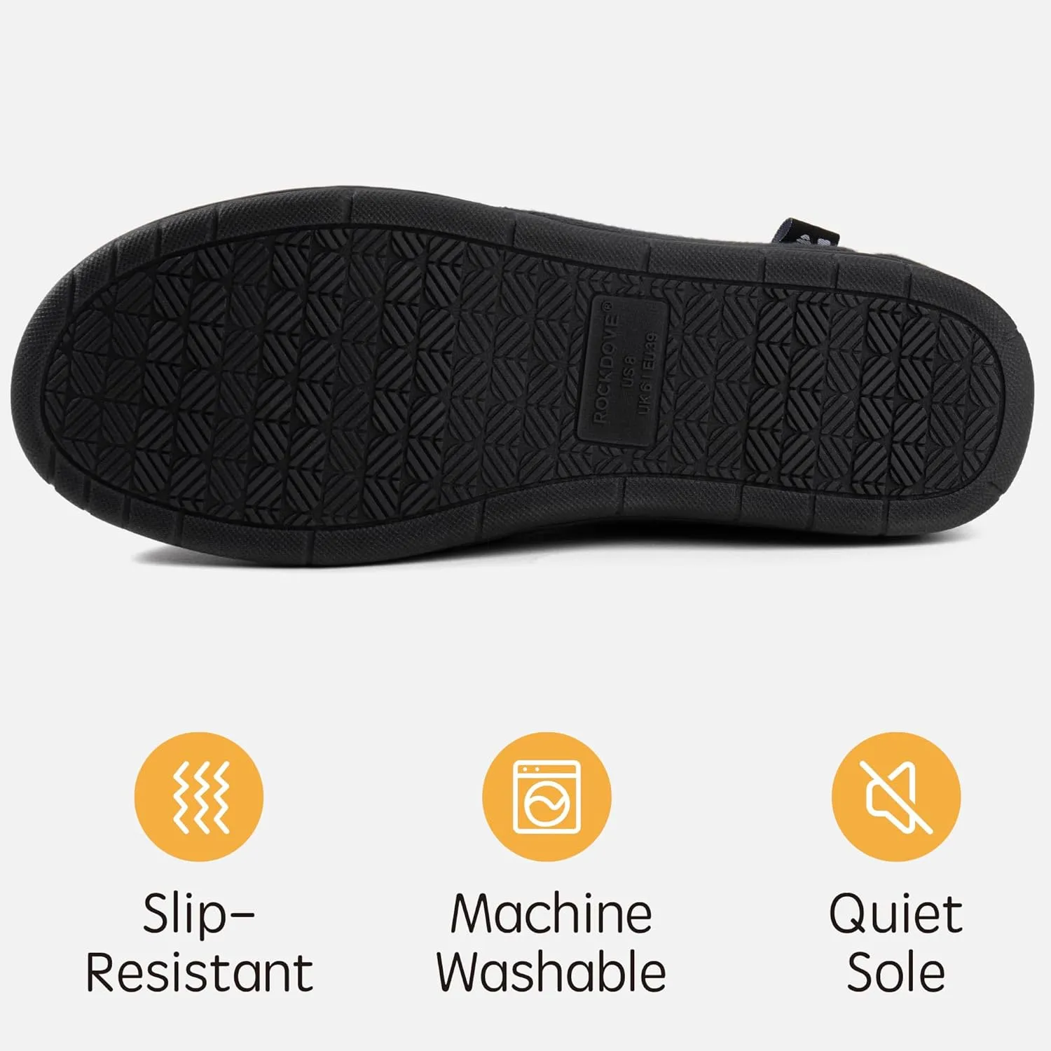 RockDove Women's Two-Tone Hoodback Slipper with Removable Insole