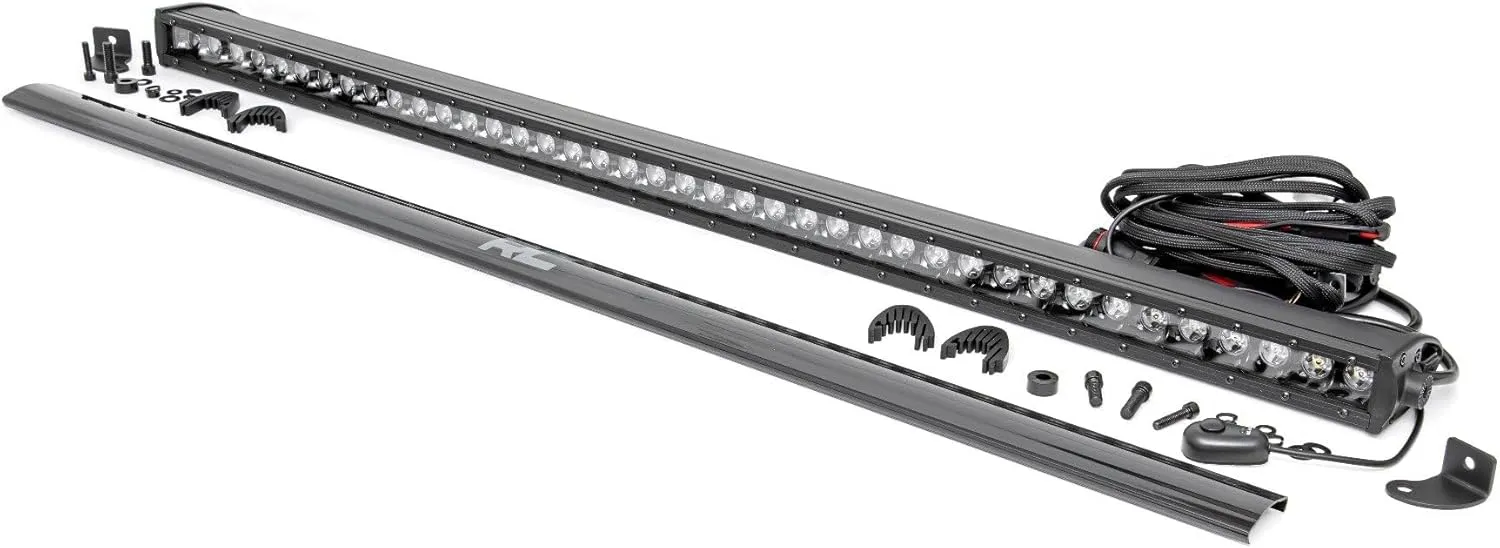 Rough Country 40" Black Series Single Row CREE LED Light Bar - 70740BL