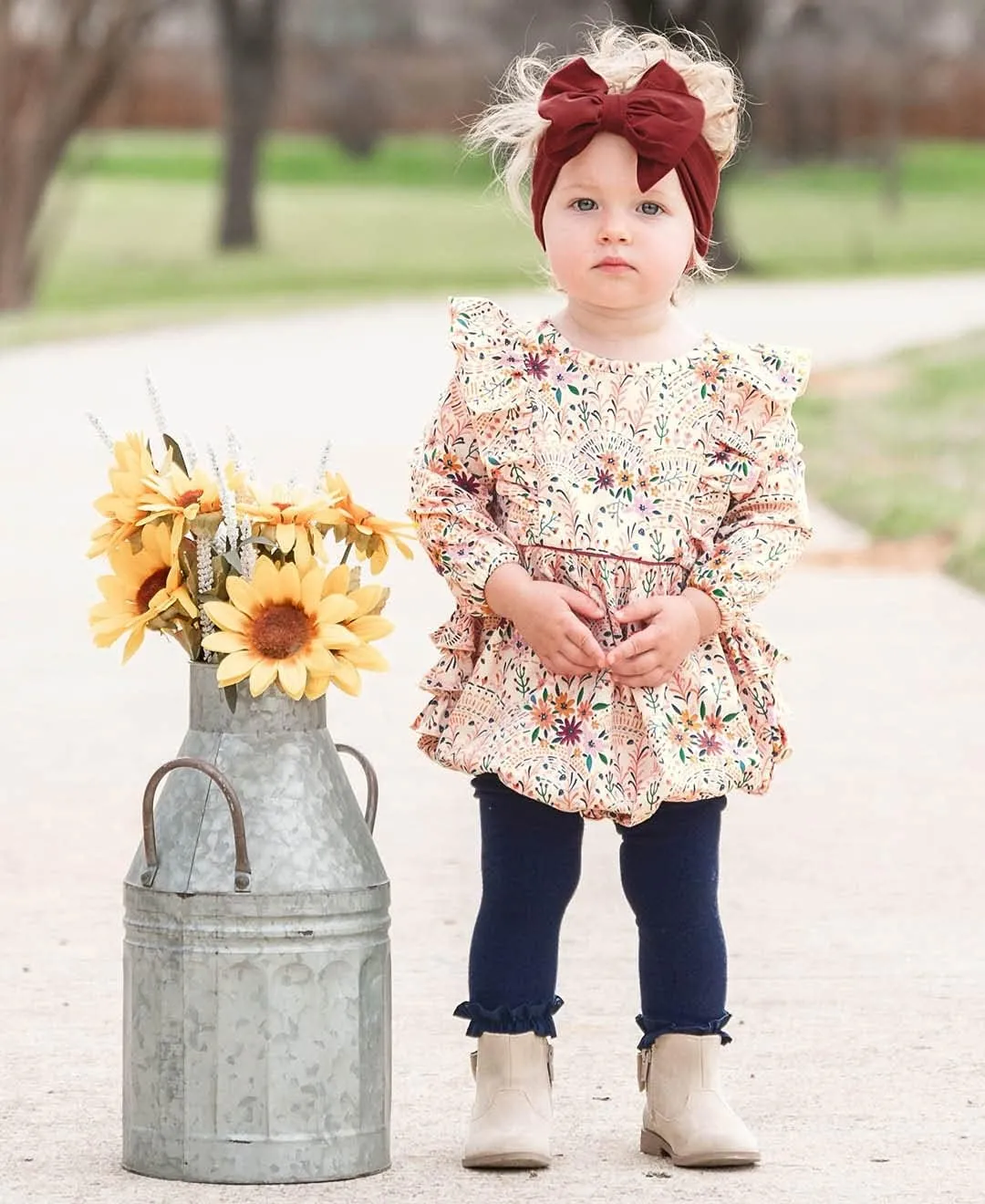 RuffleButts Baby/Toddler Girls Footless Ruffled Tights
