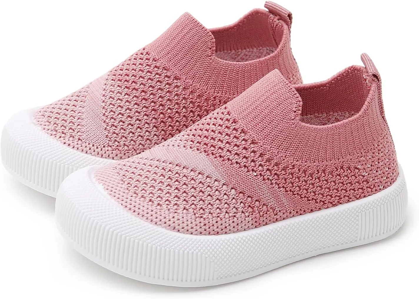 RVROVIC Toddler Boys Girls Sneakers Lightweight Slip on Shoes Kids Breathable Non-Slip Walking Shoes 1-3 Yrs