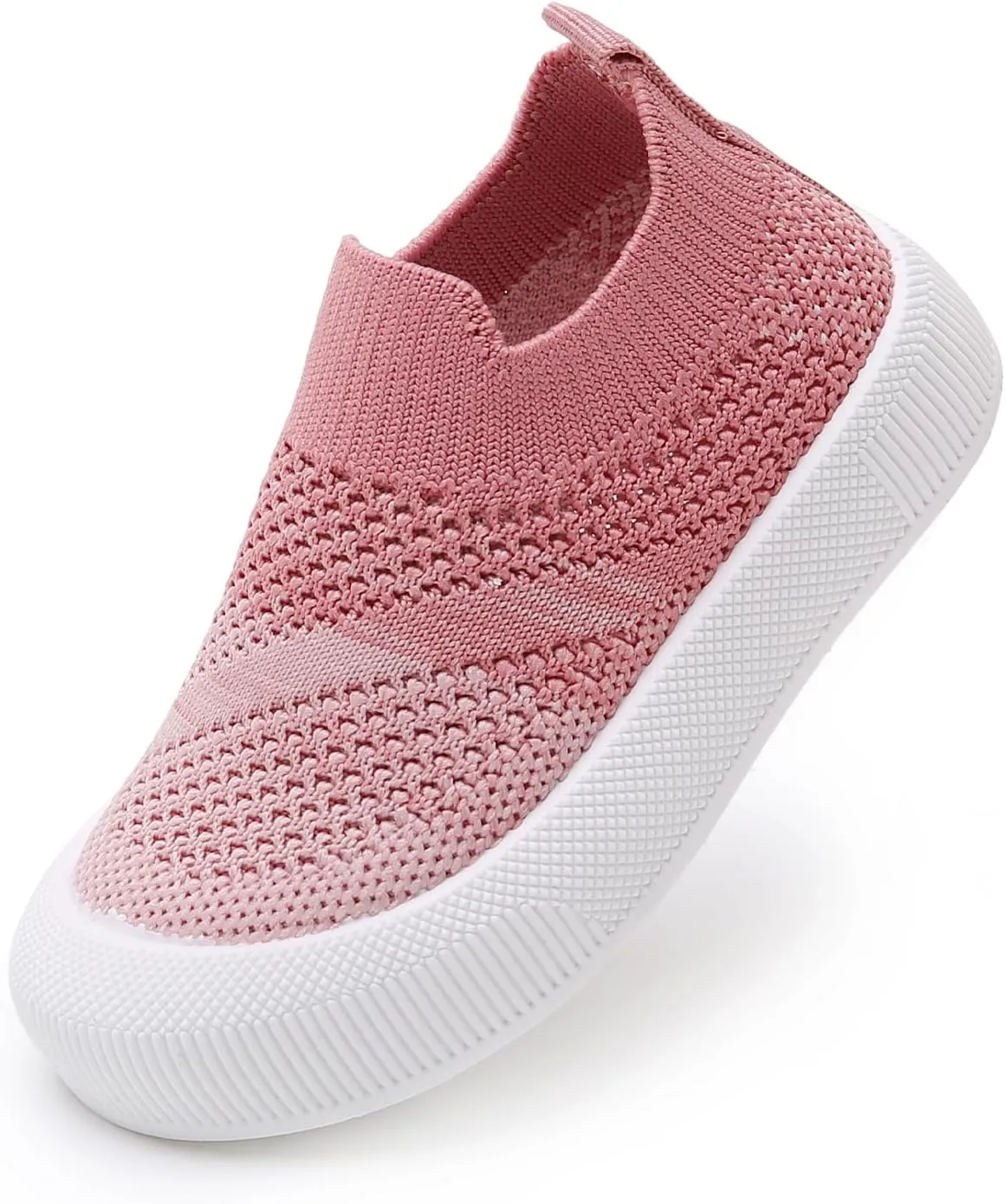 RVROVIC Toddler Boys Girls Sneakers Lightweight Slip on Shoes Kids Breathable Non-Slip Walking Shoes 1-3 Yrs
