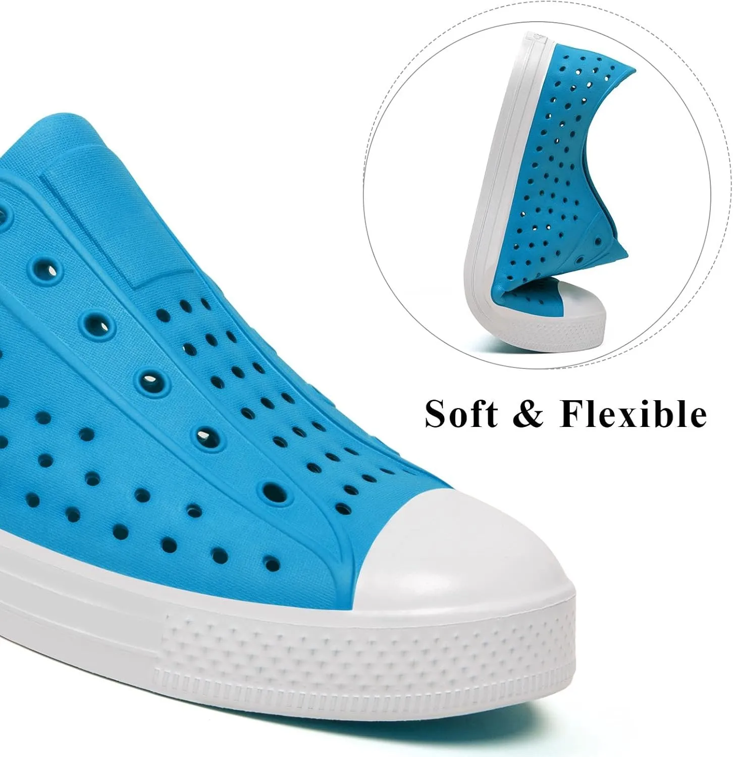SAGUARO Mens Garden Shoes for Women Breathable Slip-On Gardening Clogs Quick Dry Non-Slip Water Shoe Outdoor Beach Sandals Aero XVII