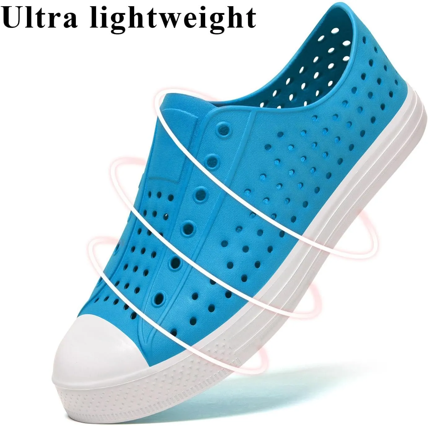 SAGUARO Mens Garden Shoes for Women Breathable Slip-On Gardening Clogs Quick Dry Non-Slip Water Shoe Outdoor Beach Sandals Aero XVII