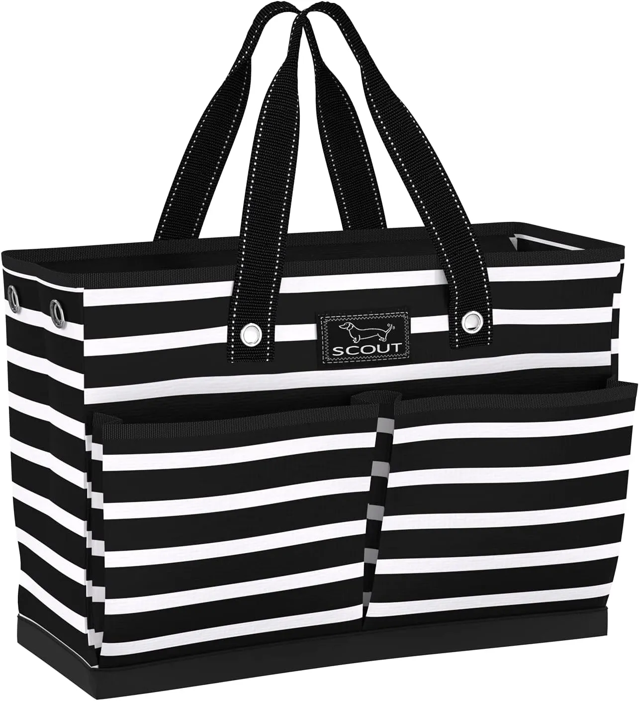 SCOUT BJ Bag - Large, Utility Tote Bag for Women, Nurses, Teachers and Moms with Zipper & 4 Exterior Pockets for Organizing.