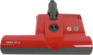 Sebo 15" Power Head Vacuum Brush Head - Red, 4-Level Manual Brush, 180 Steering, Wall Art for Living Room & Home Office
