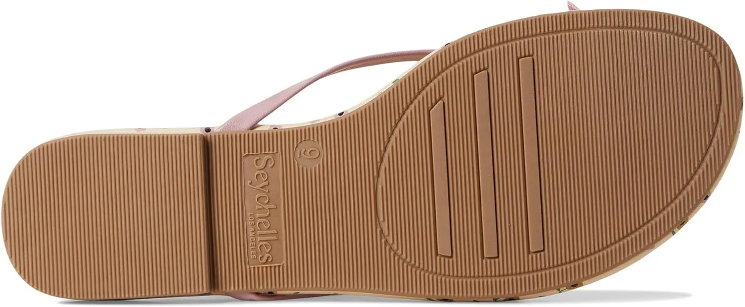 Seychelles Women's Wish List Print V Leather Sandal Flip-Flop