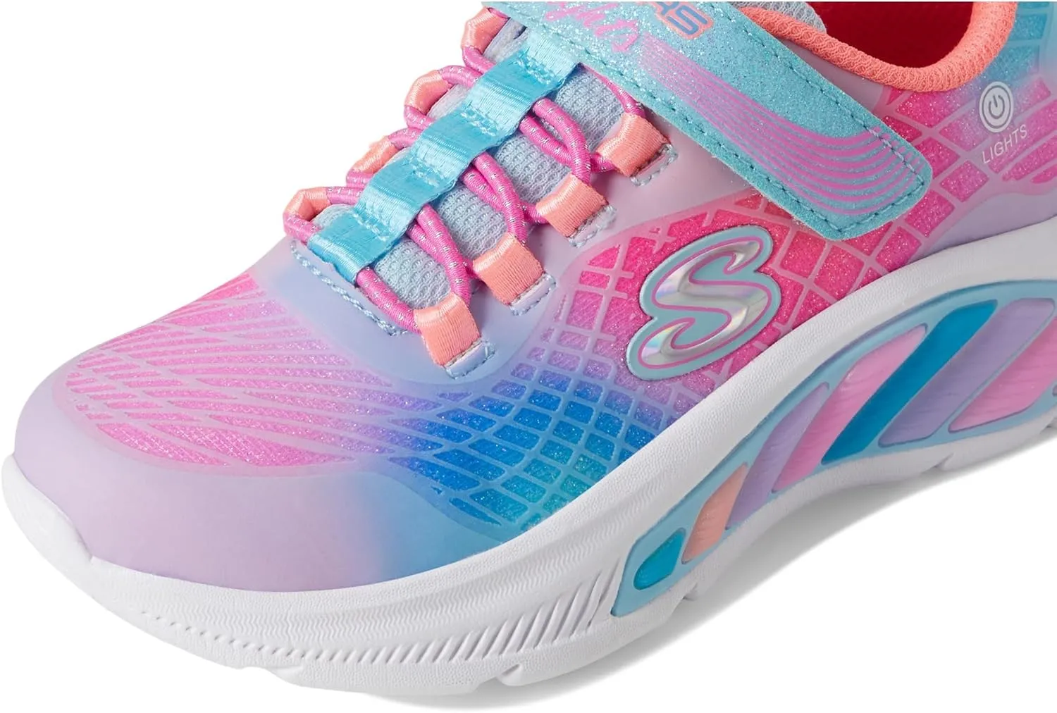 Skechers Girl's Cruisers-Rainbow Reflectin Sneaker