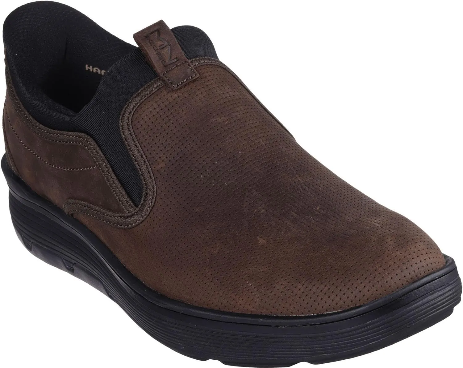 Skechers - Mens Mark Nason: Casual Glide Cell - Baxter Slip On Shoes, Color Red/Brown, Size: 8 M US