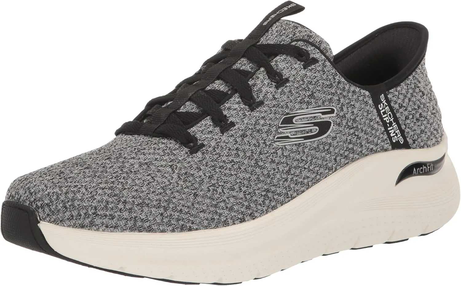 Skechers Men's Slip-ins: Arch Fit 2.0-Look Ahead Knit Lace Up Slip On Sneakers