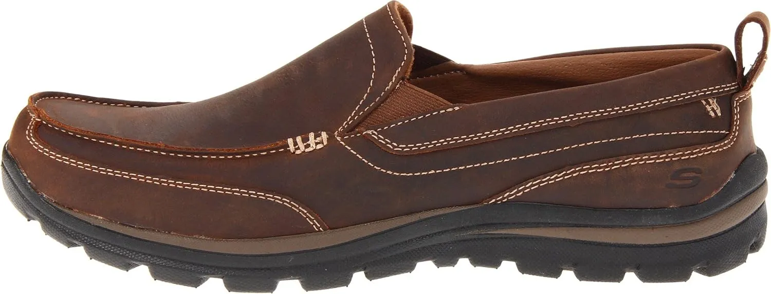 Skechers Men's Superior-Gains 63697 Moc Toe Slip On