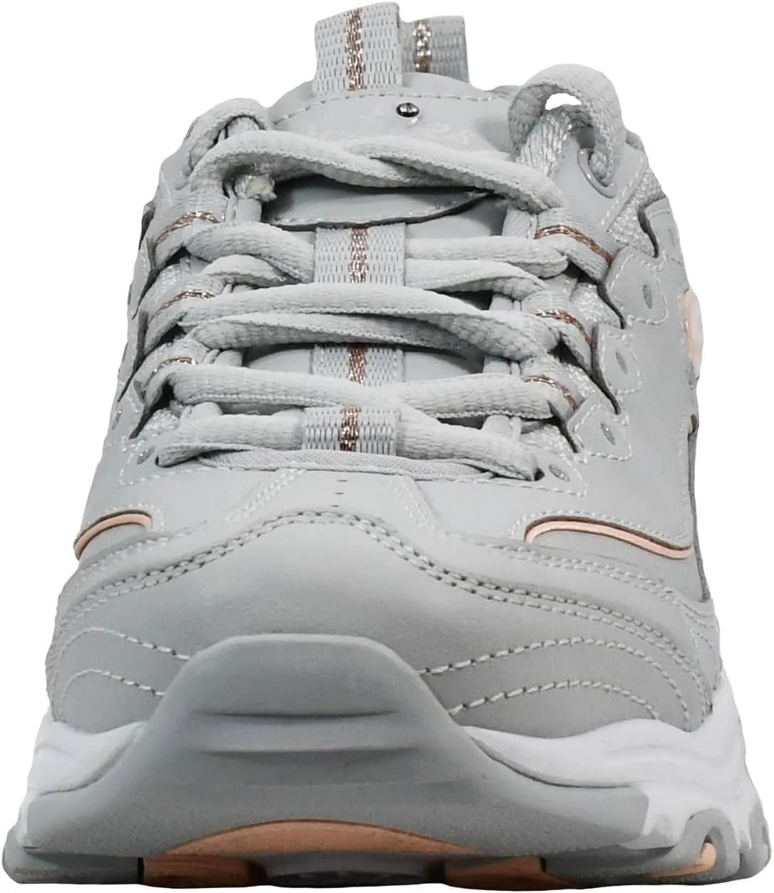 Skechers Women's D'Lites Fresh Start Memory Foam Lace-up Sneaker Fashion