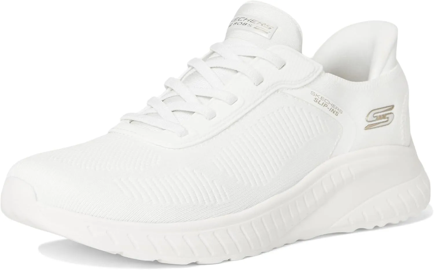 Skechers Women's Hands Free Slip-ins Bobs Squad Chaos-Current Muse Sneaker