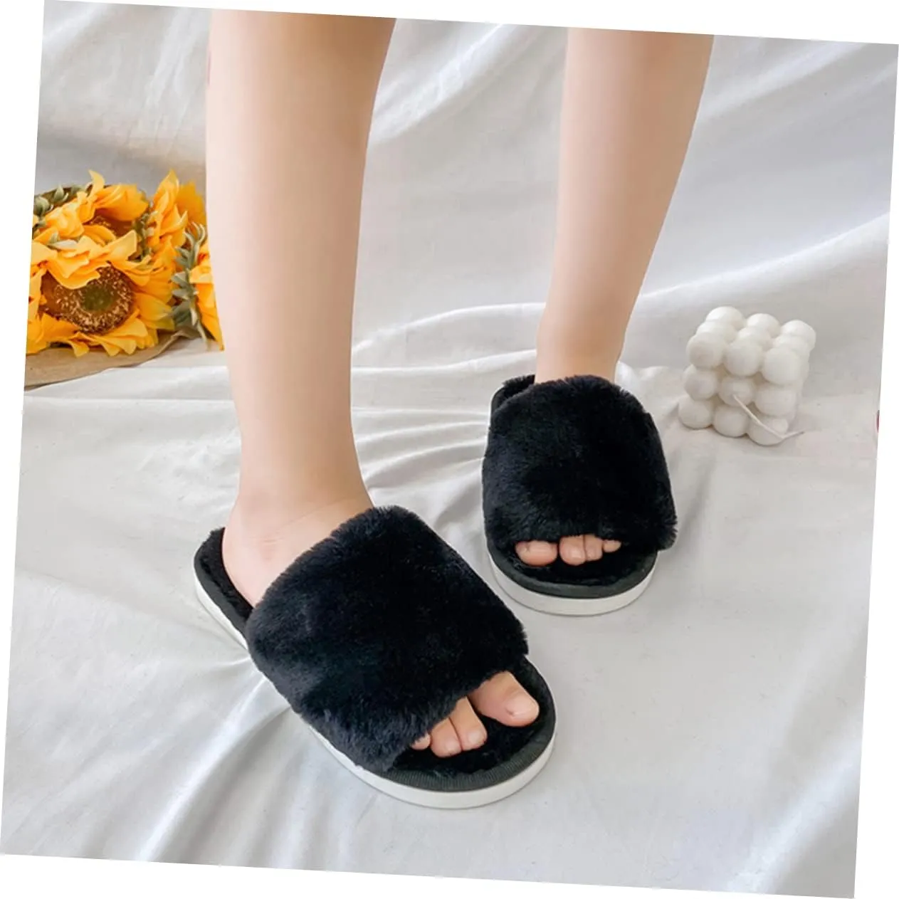 Slippers Cozy Indoor Footwear for Soft Breathable Material present for Autumn and Comfortable