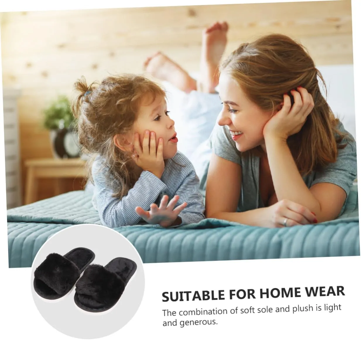 Slippers Cozy Indoor Footwear for Soft Breathable Material present for Autumn and Comfortable