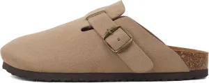 Soda Regis ~ Women Round Toe Buckle Strap Slip-On Flatform Clog