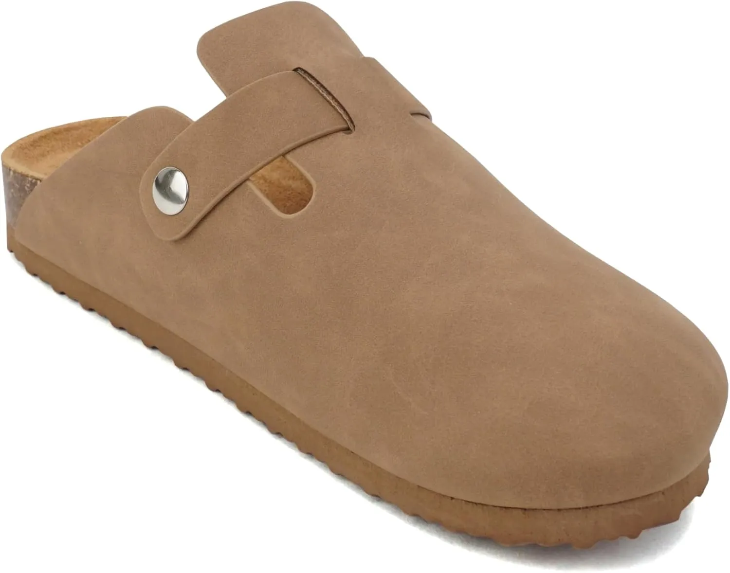 Soda Regis ~ Women Round Toe Buckle Strap Slip-On Flatform Clog