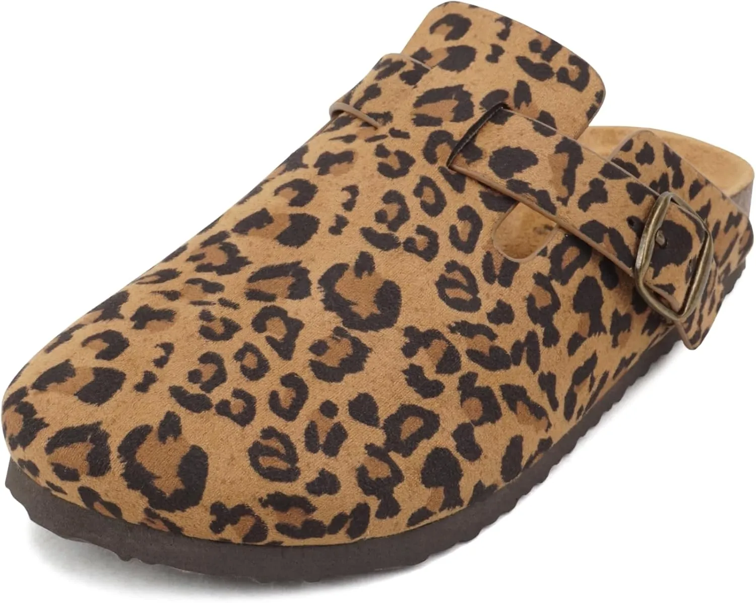 Soda Regis ~ Women Round Toe Buckle Strap Slip-On Flatform Clog
