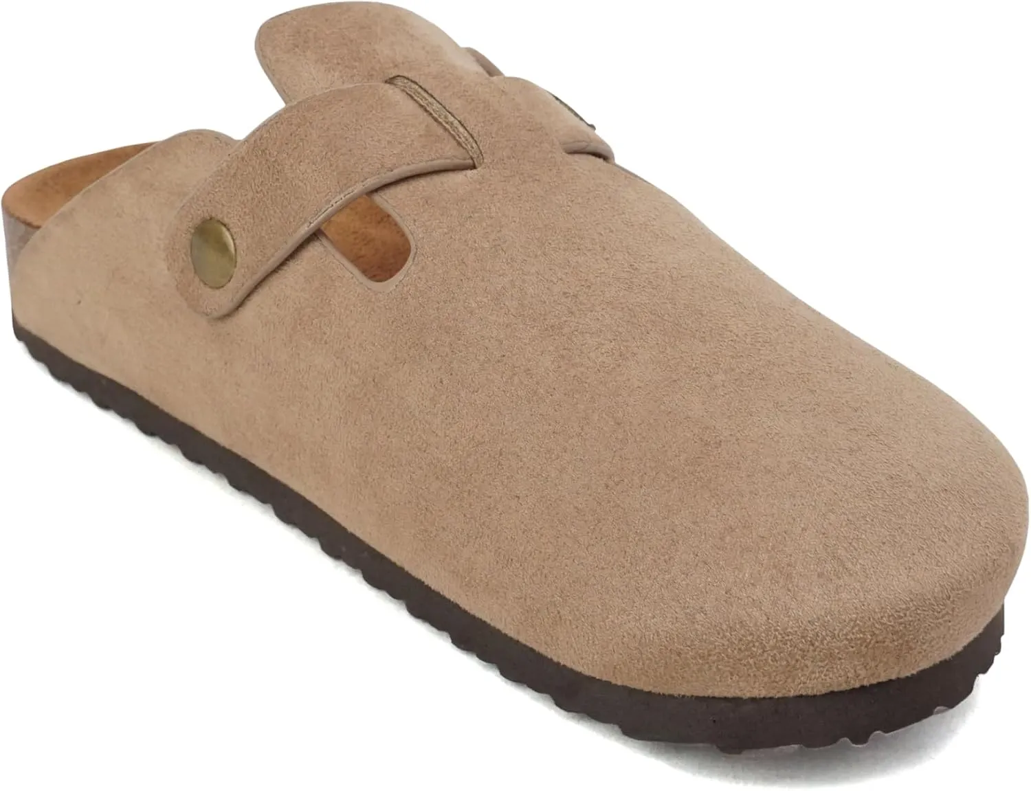 Soda Regis ~ Women Round Toe Buckle Strap Slip-On Flatform Clog