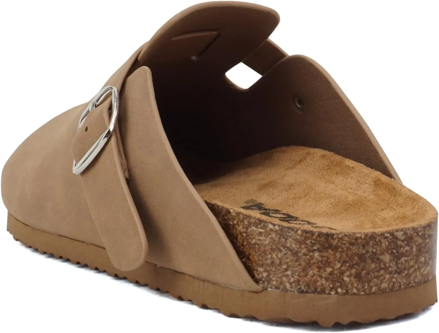 Soda Regis ~ Women Round Toe Buckle Strap Slip-On Flatform Clog