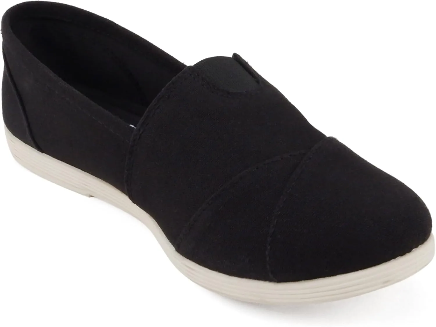 Soda Shoes Women's Obji Round Toe Casual Flat with Padded Insole