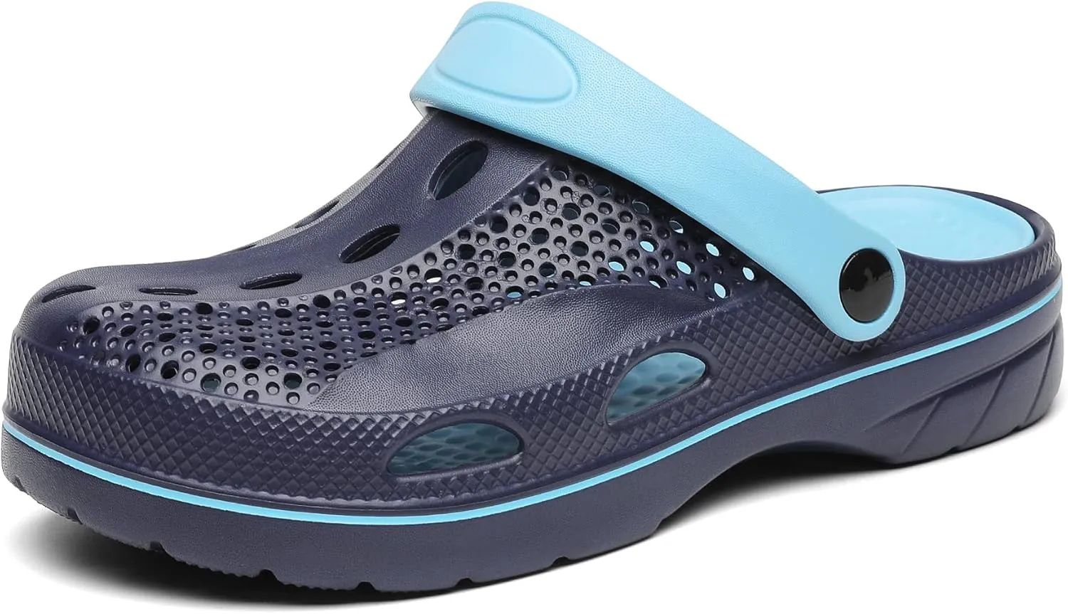 SOSOWHLTE Men's and Women's Arch Support Clogs Garden Shoes Slip-on Outdoor Beach Slippers with Removable Cushion Insole