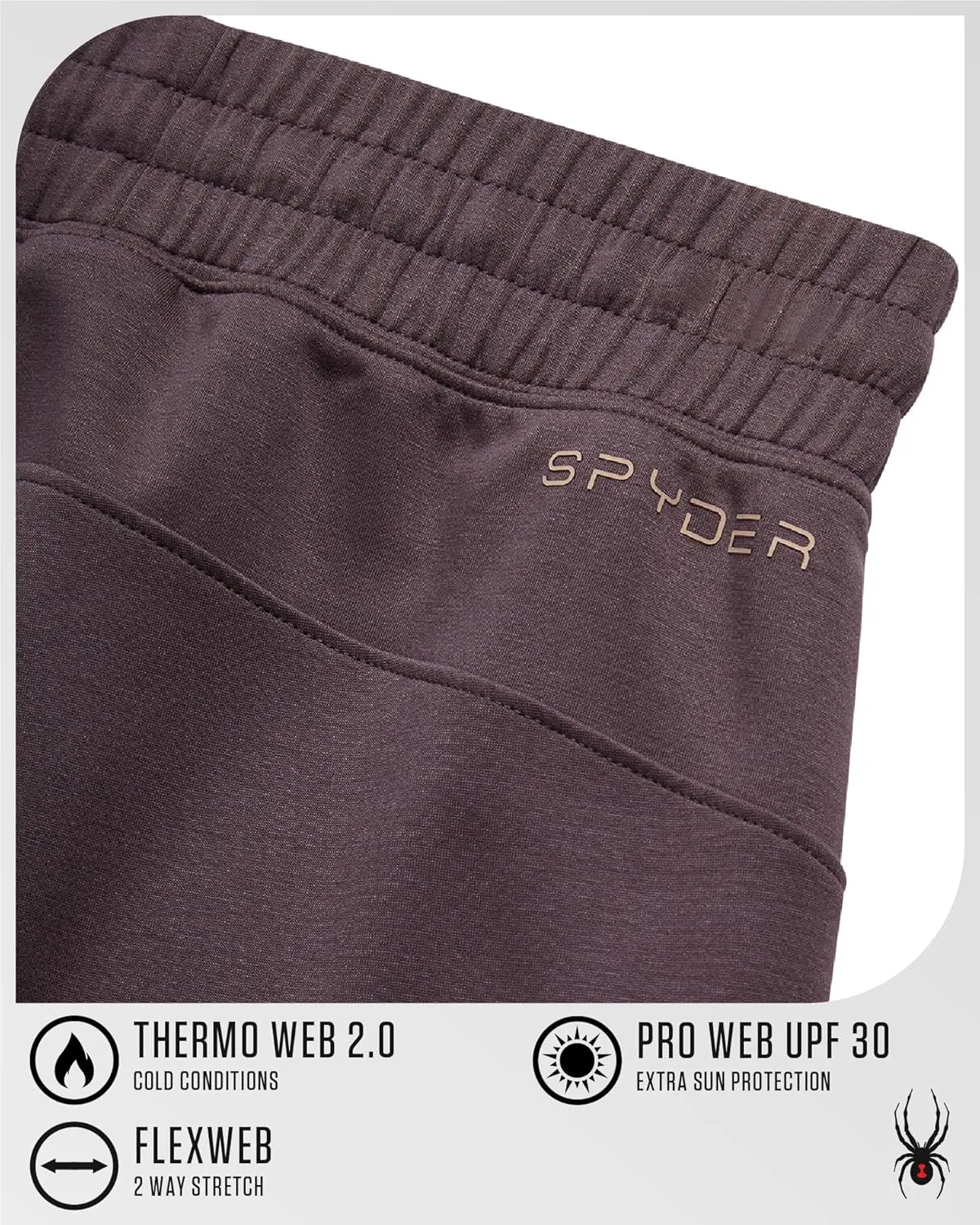 Spyder Women's Wide Leg Pants - Cozy Harmony Soft Scuba Double Knit Casual Sweatpants with Drawstring Waistband (Sizes: S-XL)