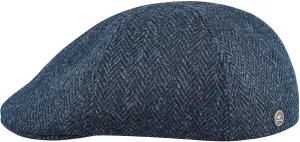 Sterkowski Rusty Duckbill Cap | Harris Tweed Flat Cap for Men and Women | 6 Panel Warm Breathable Scally Cap