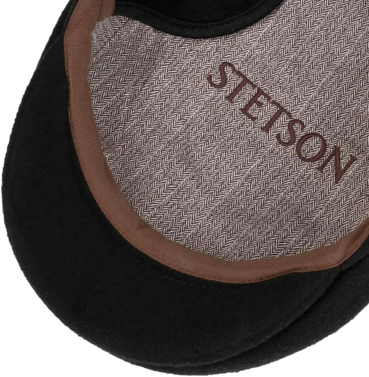Stetson Kent Wool Earflaps Flat Cap Women/Men | Made in The EU