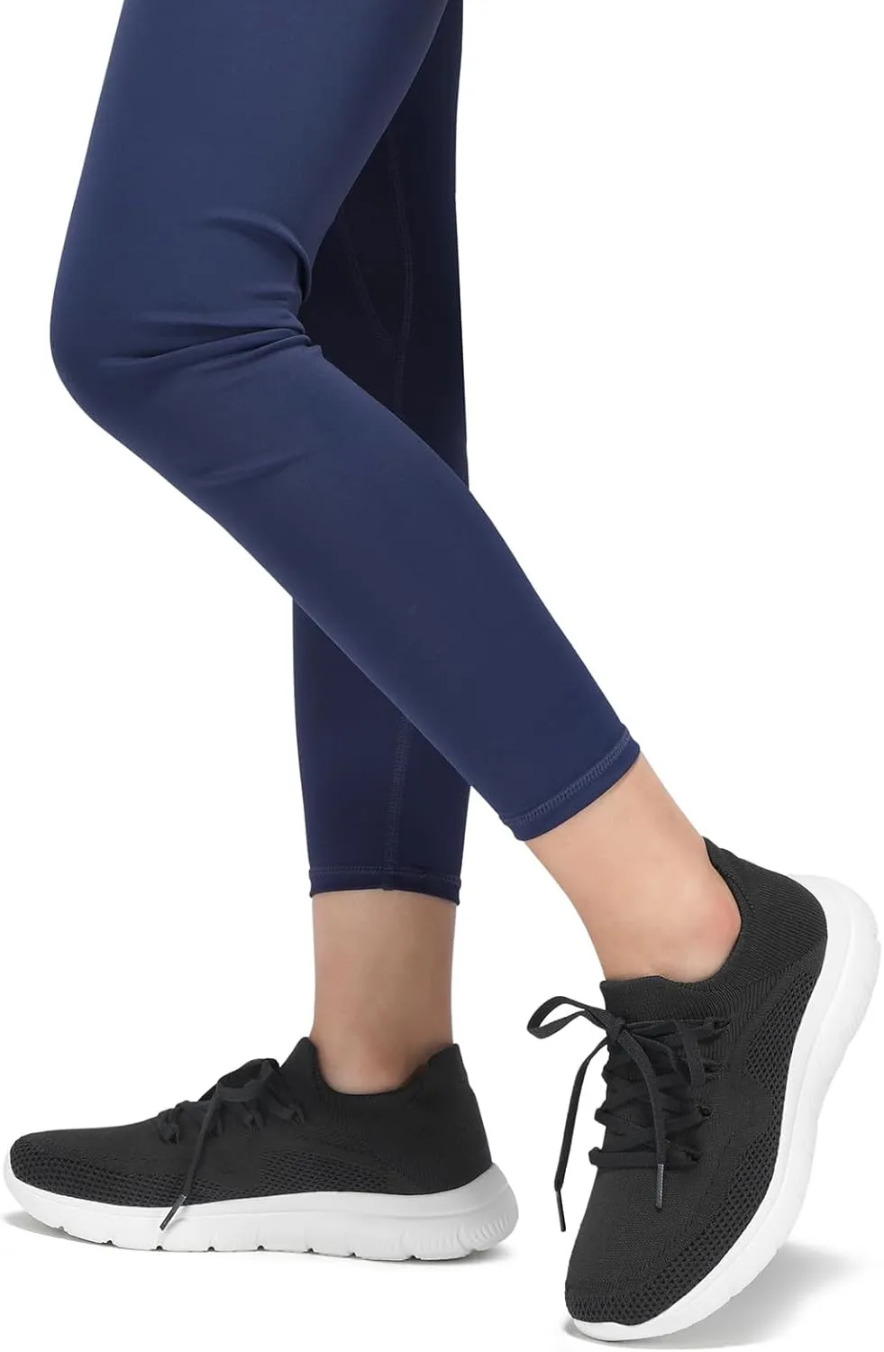 STQ Tennis Shoes Womens Slip on Walking Sneakers for Gym Workout