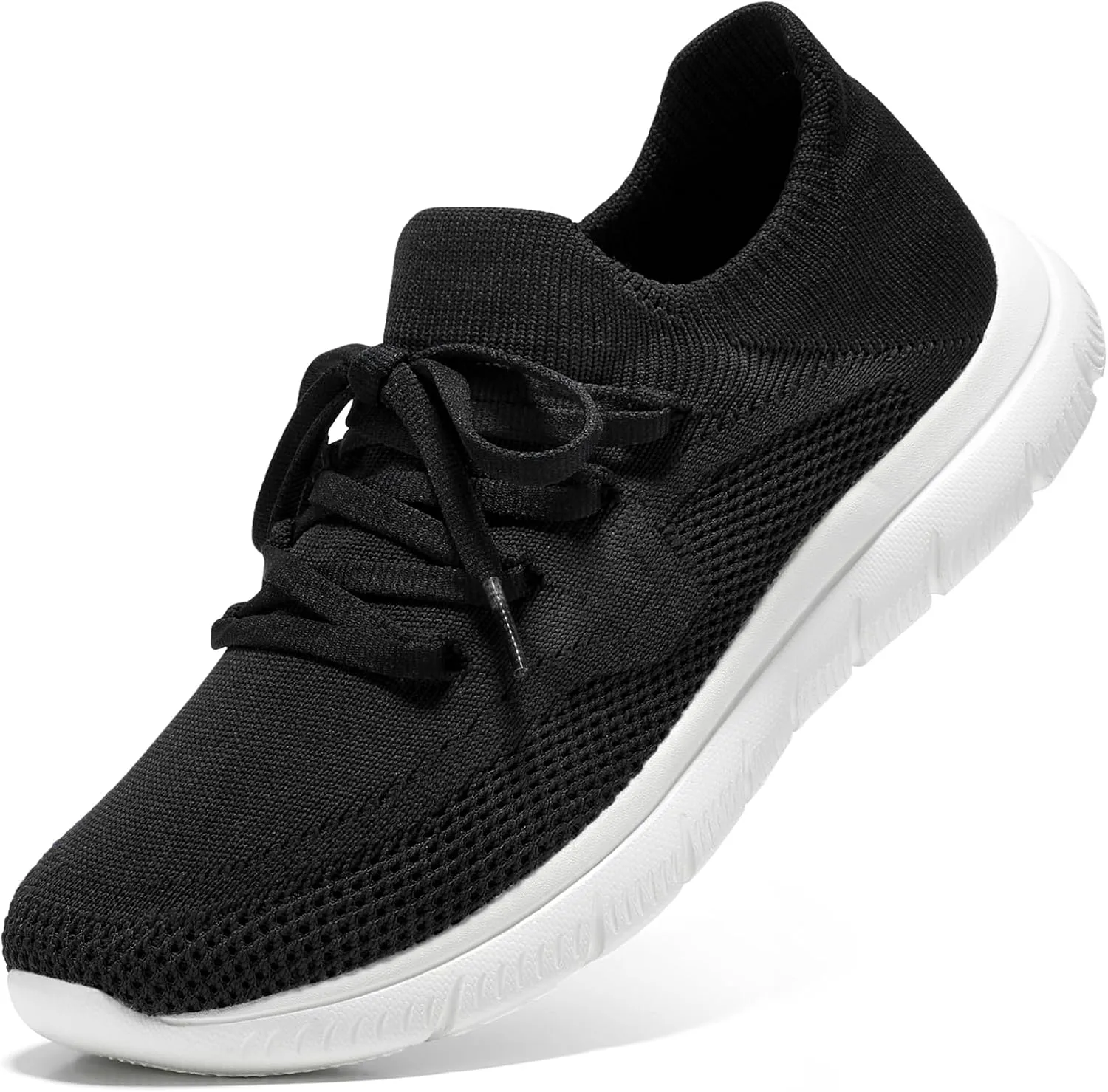 STQ Tennis Shoes Womens Slip on Walking Sneakers for Gym Workout