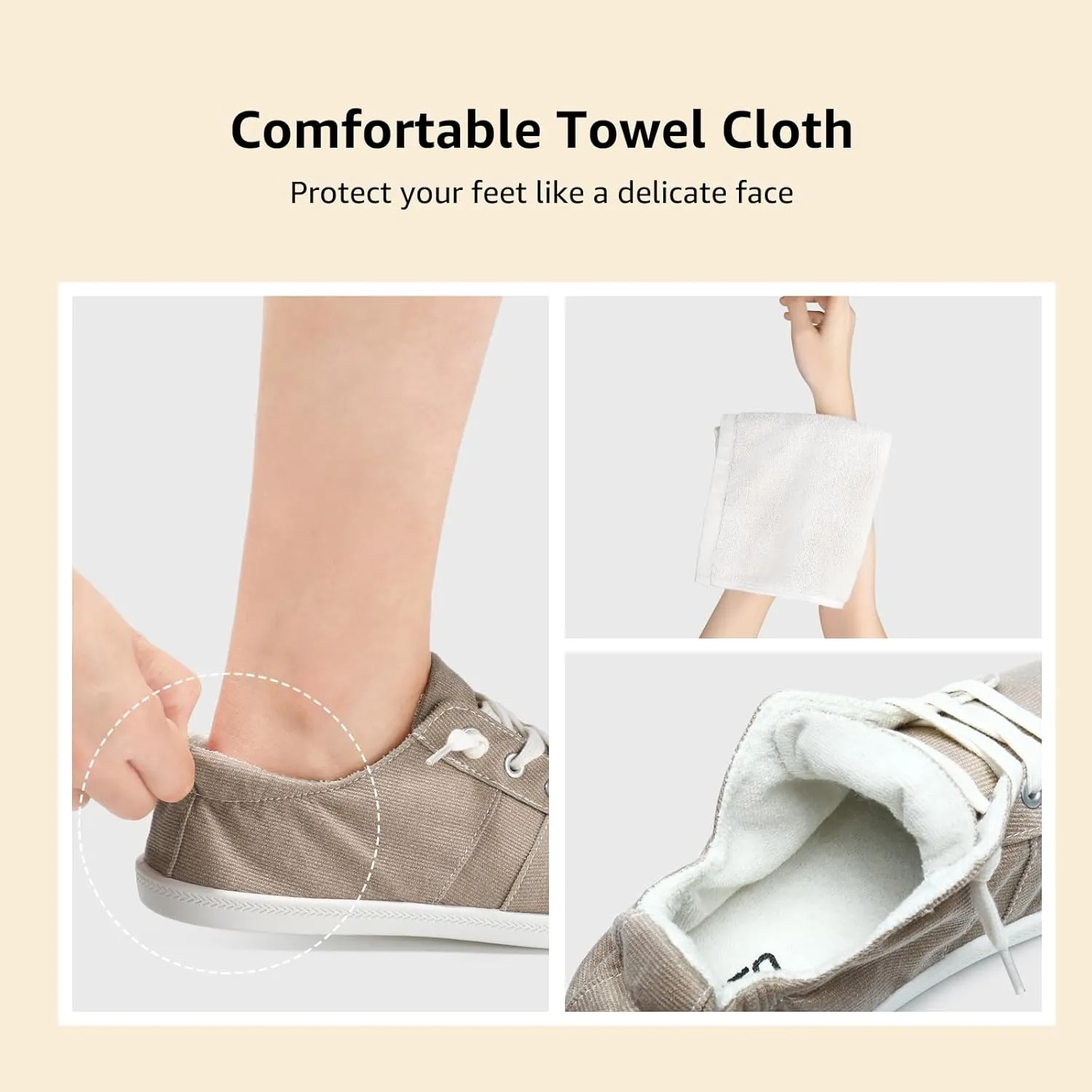 STQ Women Slip On Sneakers, Low Top Casual Canvas Shoes