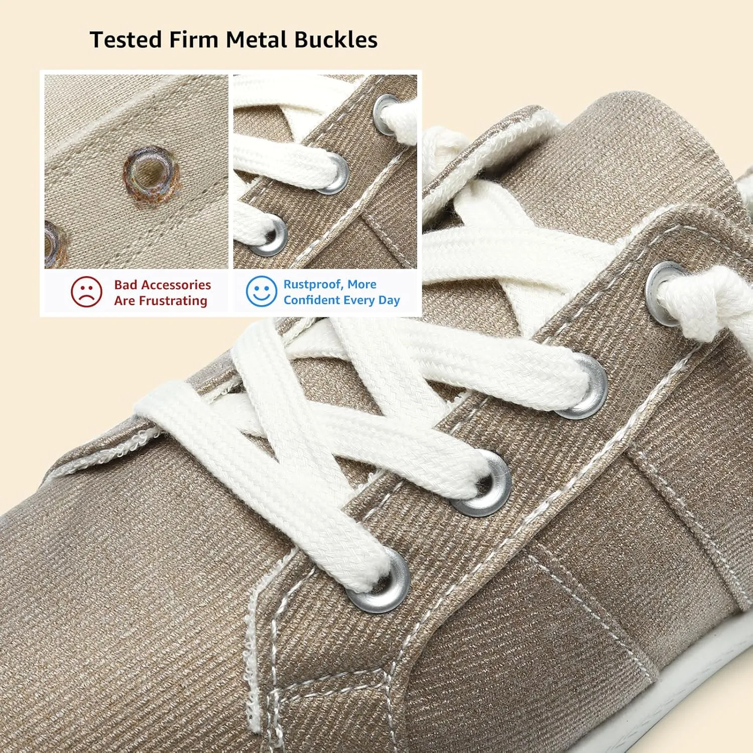 STQ Women Slip On Sneakers, Low Top Casual Canvas Shoes