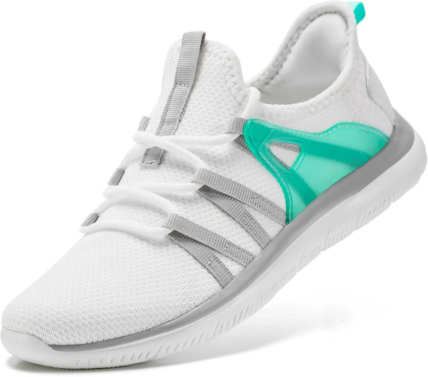 STQ Womens Slip on Sneakers Breathable Tennis Arch Support Comfortable Walking Shoes Plantar Fasciitis Orthopedic Workout Gym Cross Training Athletic Standing