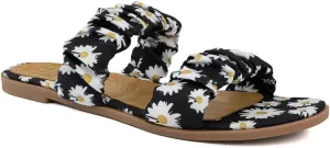 Sugar Women's Slide Sandals – Stylish Slip-On Flats for Casual, Dressy, Beach, or Pool Wear