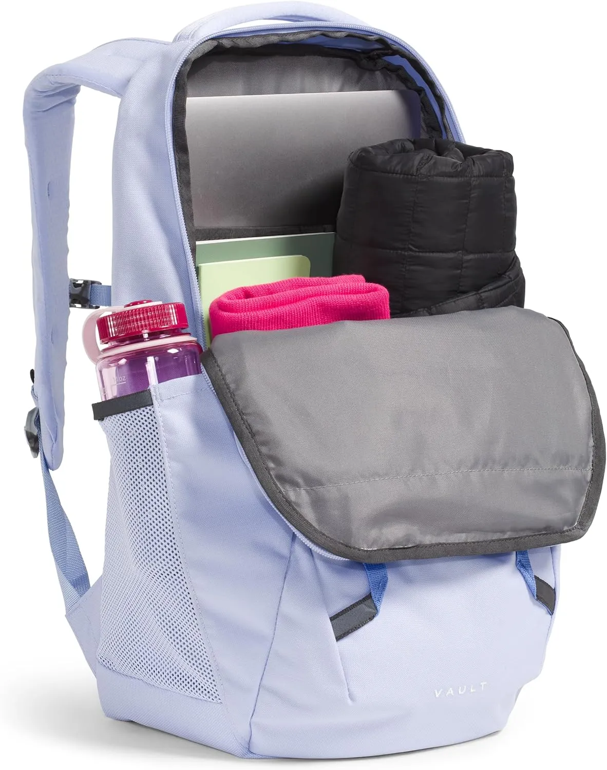 THE NORTH FACE Women's Vault Everyday Laptop Backpack - PFAS Free, Purple Mint/Virtual Blue, One Size