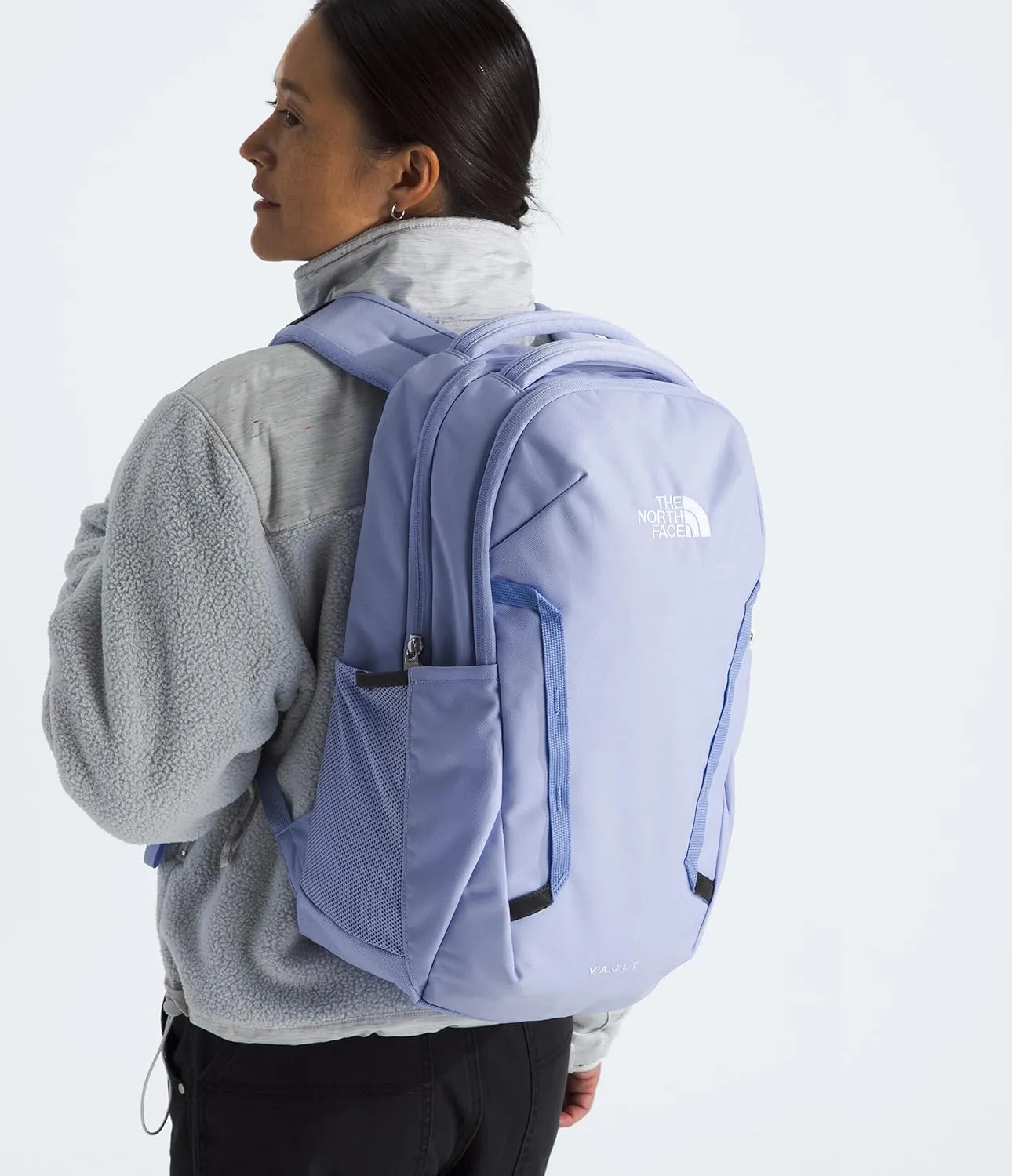 THE NORTH FACE Women's Vault Everyday Laptop Backpack - PFAS Free, Purple Mint/Virtual Blue, One Size