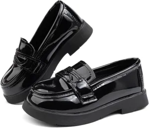 Toddler Boys Girls Dress Shoes Little Kids School Uniform Shoes Formal Casual Oxfords Wedding Church Loafer Flats