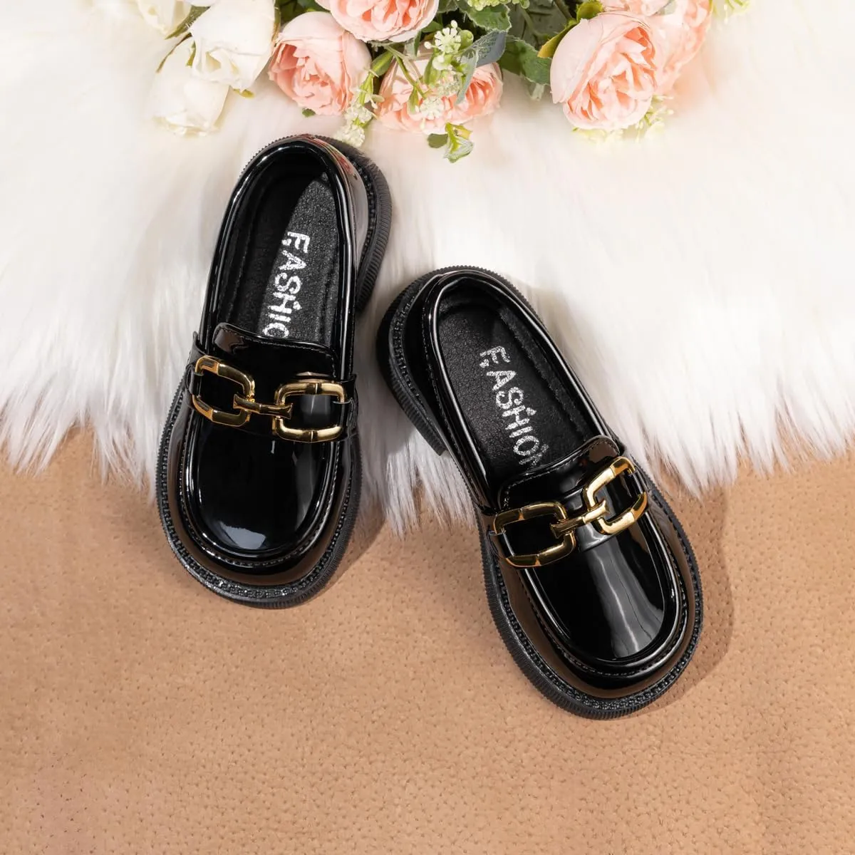 Toddler Boys Girls Dress Shoes Little Kids School Uniform Shoes Formal Casual Oxfords Wedding Church Loafer Flats