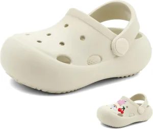Toddler Classic Clogs Skin-Friendly Comfy Lightweight 丨Boys Girls Slip On Water Shoes